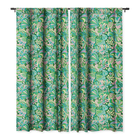 Jenean Morrison Abstract Butterfly Blackout Window Curtain
