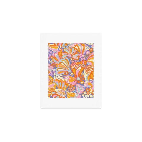 Jenean Morrison Abstract Butterfly Lilac Art Print