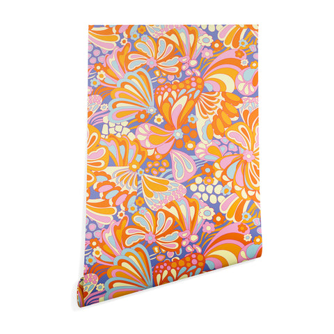 Jenean Morrison Abstract Butterfly Lilac Wallpaper