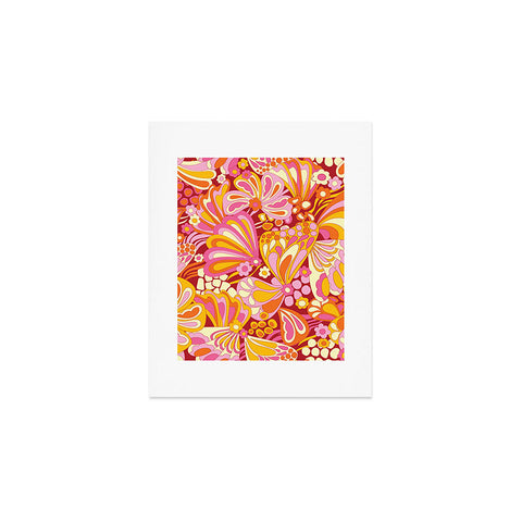 Jenean Morrison Abstract Butterfly Pink Art Print