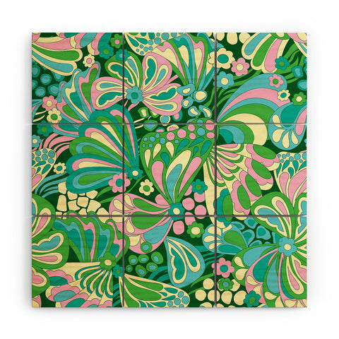 Jenean Morrison Abstract Butterfly Wood Wall Mural