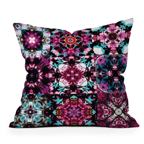 Jenean Morrison Blue Monday Outdoor Throw Pillow