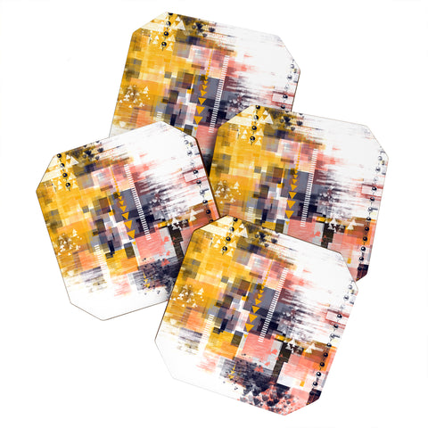 Jenean Morrison Charade Coaster Set