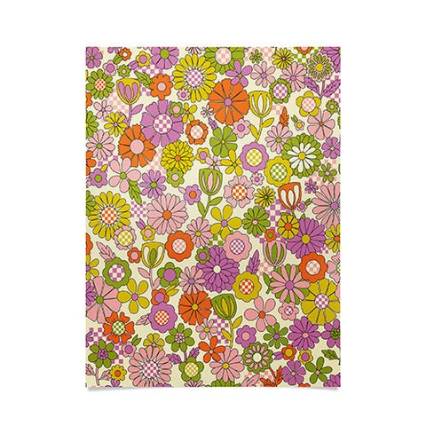 Jenean Morrison Checkered Past in Pink Poster