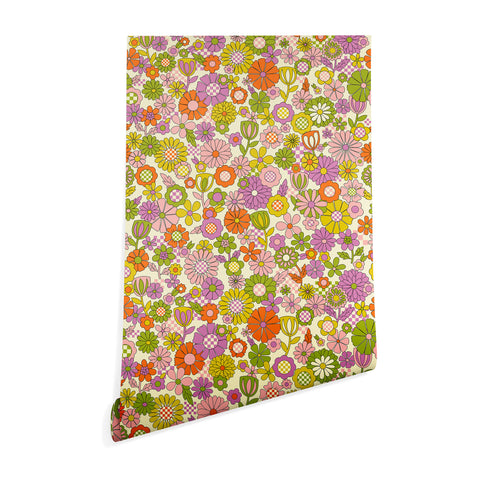 Jenean Morrison Checkered Past in Pink Wallpaper