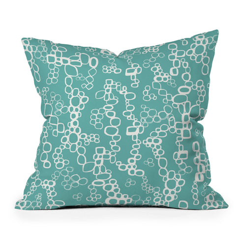 Jenean Morrison Circular Logic Outdoor Throw Pillow