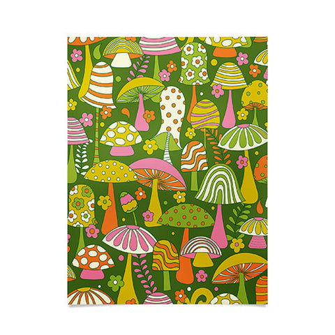 Jenean Morrison Many Mushrooms Poster
