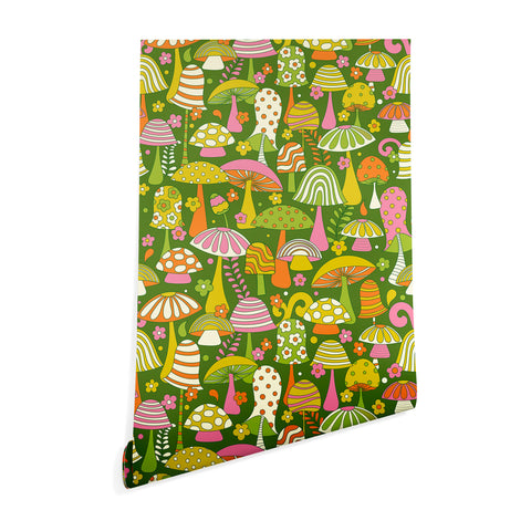 Jenean Morrison Many Mushrooms Wallpaper