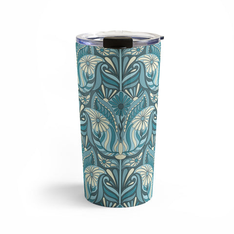 Jenean Morrison Mirror Image in Blue Travel Mug