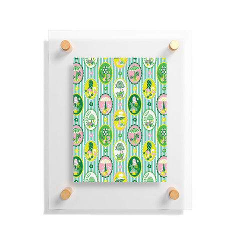 Jenean Morrison Mushroom Family Portraits Floating Acrylic Print