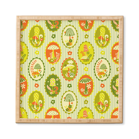 Jenean Morrison Mushroom Family Portraits II Framed Wall Art