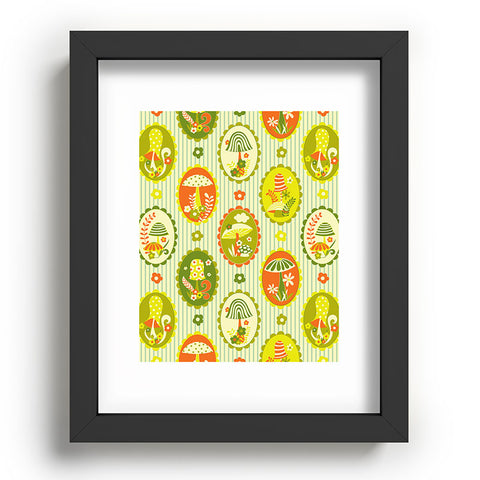 Jenean Morrison Mushroom Family Portraits II Recessed Framing Rectangle