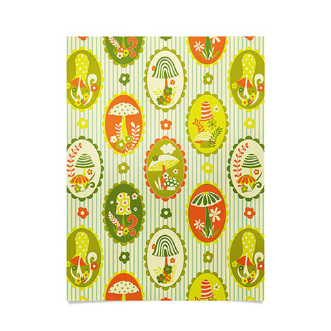 Jenean Morrison Mushroom Family Portraits II Poster