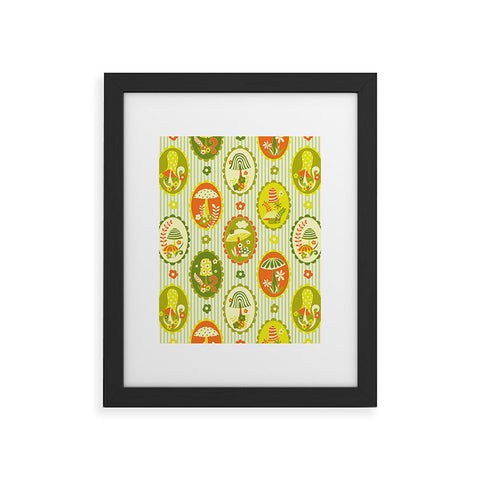 Jenean Morrison Mushroom Family Portraits II Framed Art Print