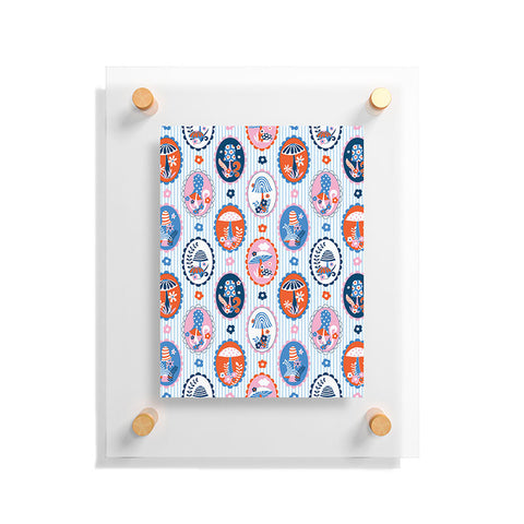 Jenean Morrison Mushroom Family Portraits III Floating Acrylic Print