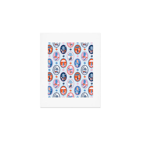 Jenean Morrison Mushroom Family Portraits III Art Print