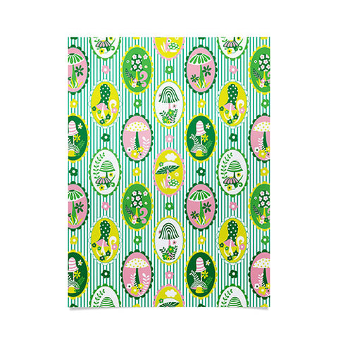 Jenean Morrison Mushroom Family Portraits Poster