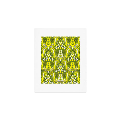 Jenean Morrison Mushroom Lamp Lemon Lime Art Print