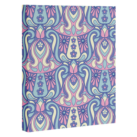 Jenean Morrison Mushroom Lamp Lilac Art Canvas