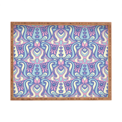 Jenean Morrison Mushroom Lamp Lilac Rectangular Tray