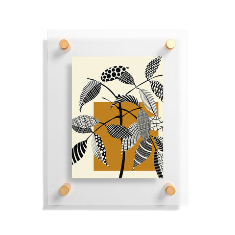 Jenean Morrison Patterned Plant 05 Floating Acrylic Print