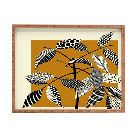 Jenean Morrison Patterned Plant 05 Rectangular Tray