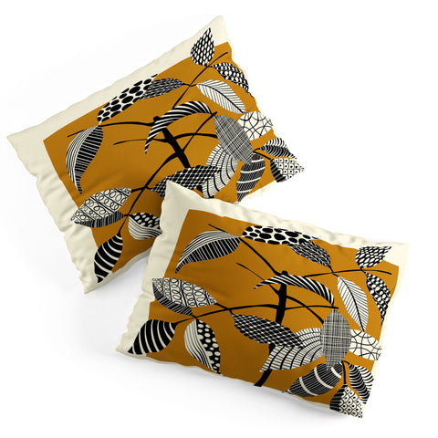 Jenean Morrison Patterned Plant 05 Pillow Shams