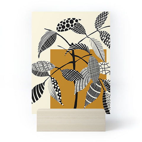 Jenean Morrison Patterned Plant 05 Mini Art Print