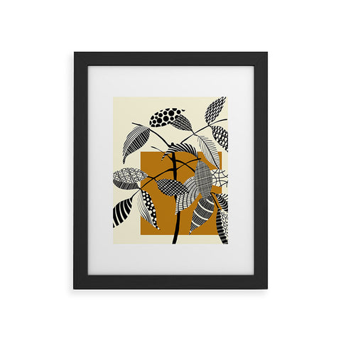 Jenean Morrison Patterned Plant 05 Framed Art Print