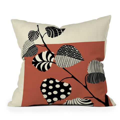 Jenean Morrison Patterned Plant 06 Throw Pillow