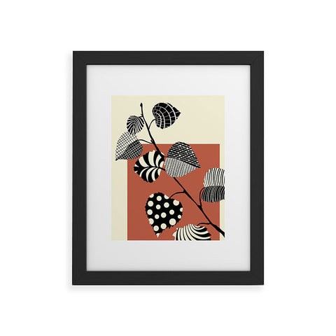 Jenean Morrison Patterned Plant 06 Framed Art Print