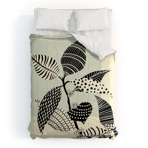 Jenean Morrison Patterned Plant 07 Comforter