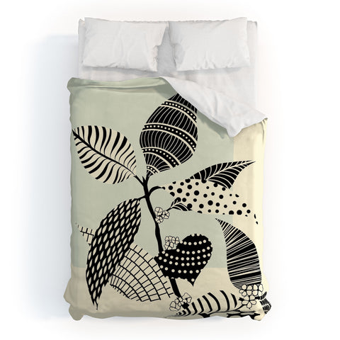 Jenean Morrison Patterned Plant 07 Duvet Cover