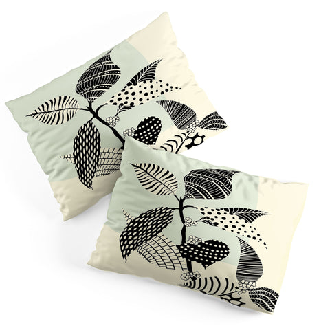 Jenean Morrison Patterned Plant 07 Pillow Shams