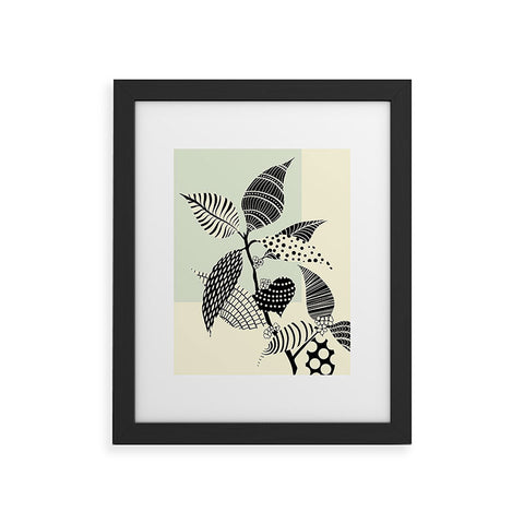 Jenean Morrison Patterned Plant 07 Framed Art Print
