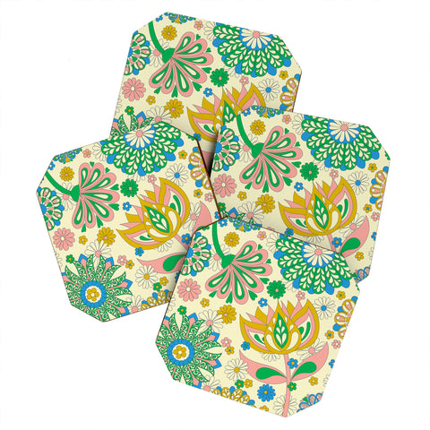 Jenean Morrison Perennial Garden Coaster Set