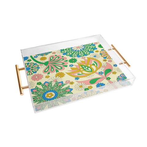 Jenean Morrison Perennial Garden Acrylic Tray
