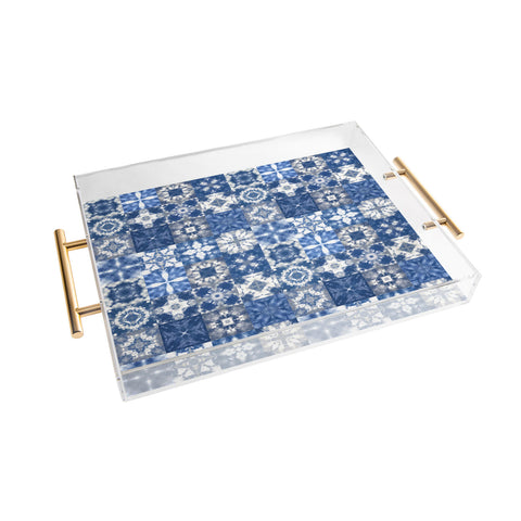 Jenean Morrison Shibori Skies Acrylic Tray