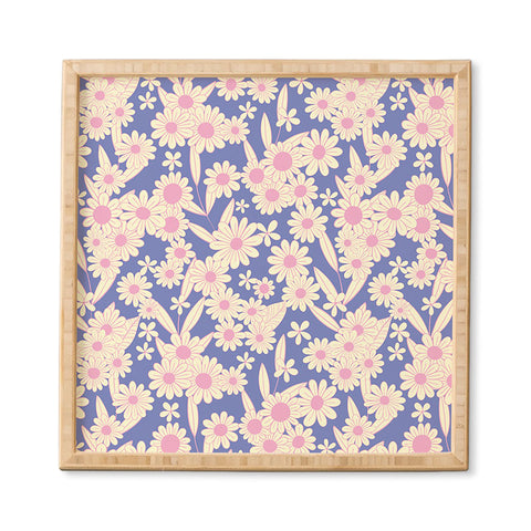 Jenean Morrison Simple Floral Lilac Framed Wall Art