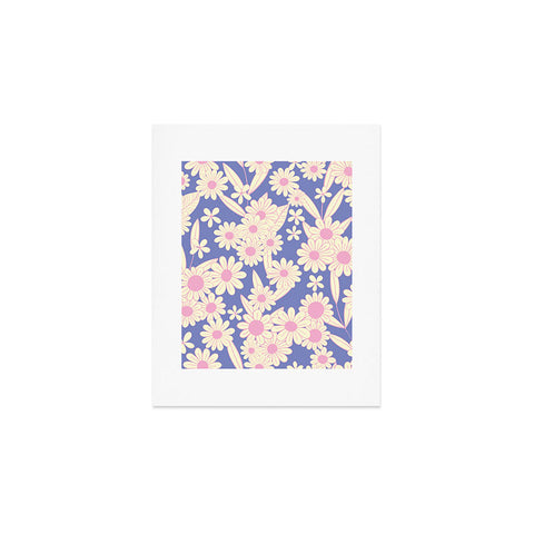 Jenean Morrison Simple Floral Lilac Art Print
