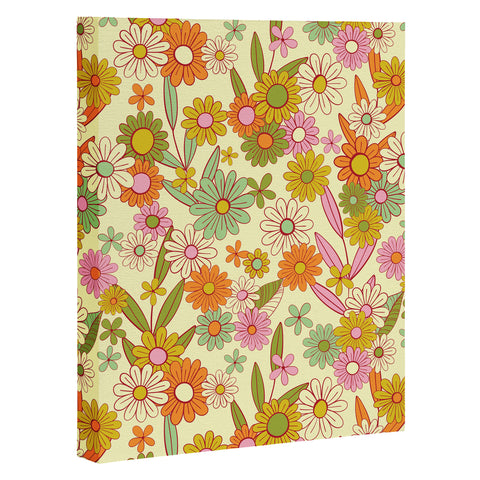 Jenean Morrison Simple Floral Multicolor Art Canvas