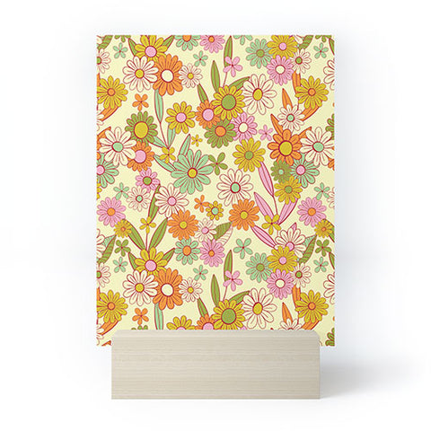 Jenean Morrison Simple Floral Multicolor Mini Art Print