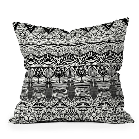 Jenean Morrison Strata Outdoor Throw Pillow