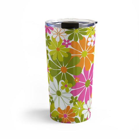 Jenean Morrison The Garden Isle Bright Pink Travel Mug