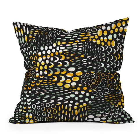 Jenean Morrison Thought Process Outdoor Throw Pillow