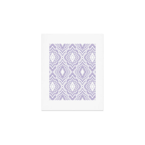 Jenean Morrison Wave of Emotions Lilac Art Print