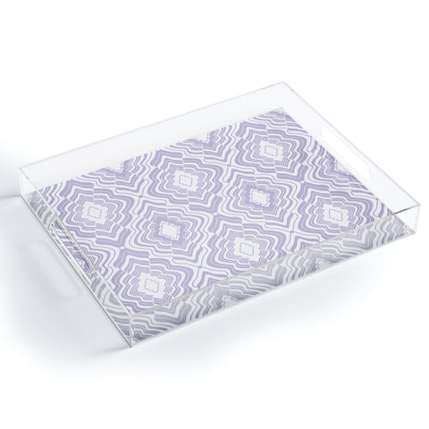 Jenean Morrison Wave of Emotions Lilac Acrylic Tray