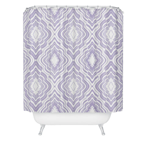 Jenean Morrison Wave of Emotions Lilac Shower Curtain
