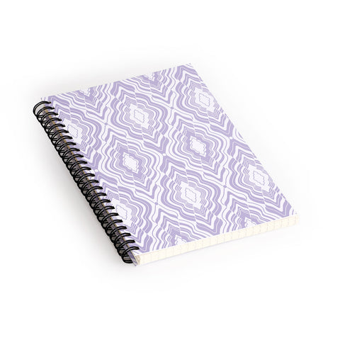 Jenean Morrison Wave of Emotions Lilac Spiral Notebook