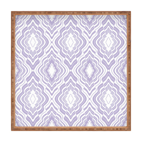 Jenean Morrison Wave of Emotions Lilac Square Tray